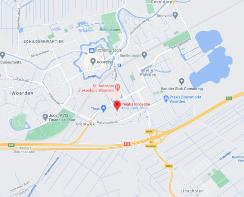 Pelatis - Google Maps van vestiging Woerden